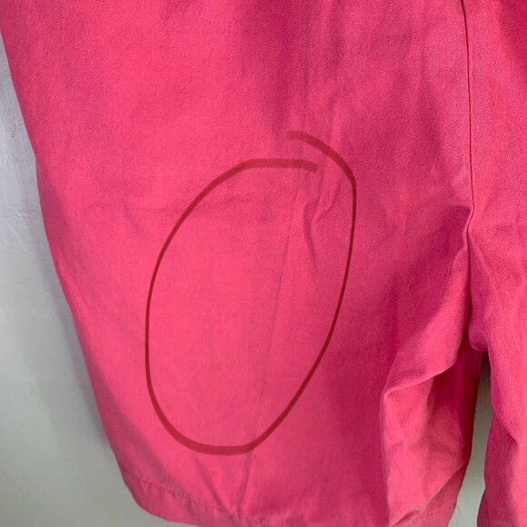 Fairway & Greene Men's Washed Cotton Silk Golf Short Sz 40 in Sunrise Pink - Picture 6 of 12